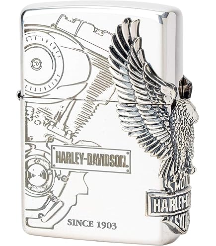 Amazon.co.jp: ZIPPO(ジッポー) ライター シルバー ハーレー